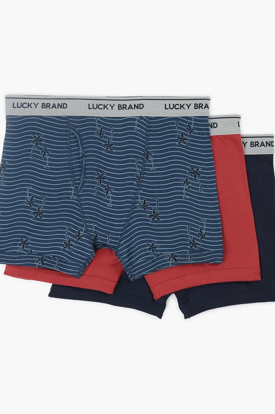 PALM TREE WAVE MULTI 3 PACK BOXERS, image 1