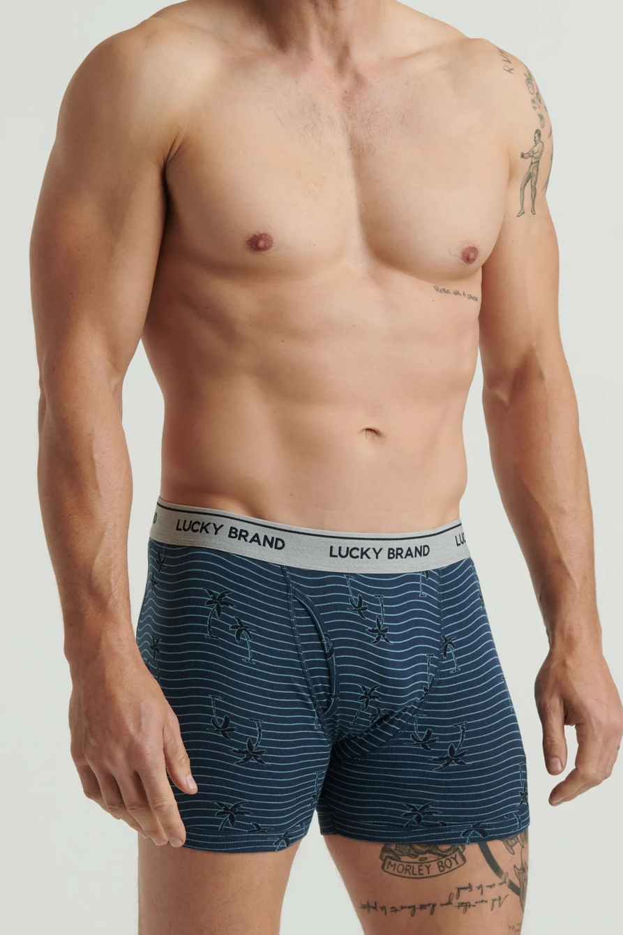 PALM TREE WAVE MULTI 3 PACK BOXERS, image 2