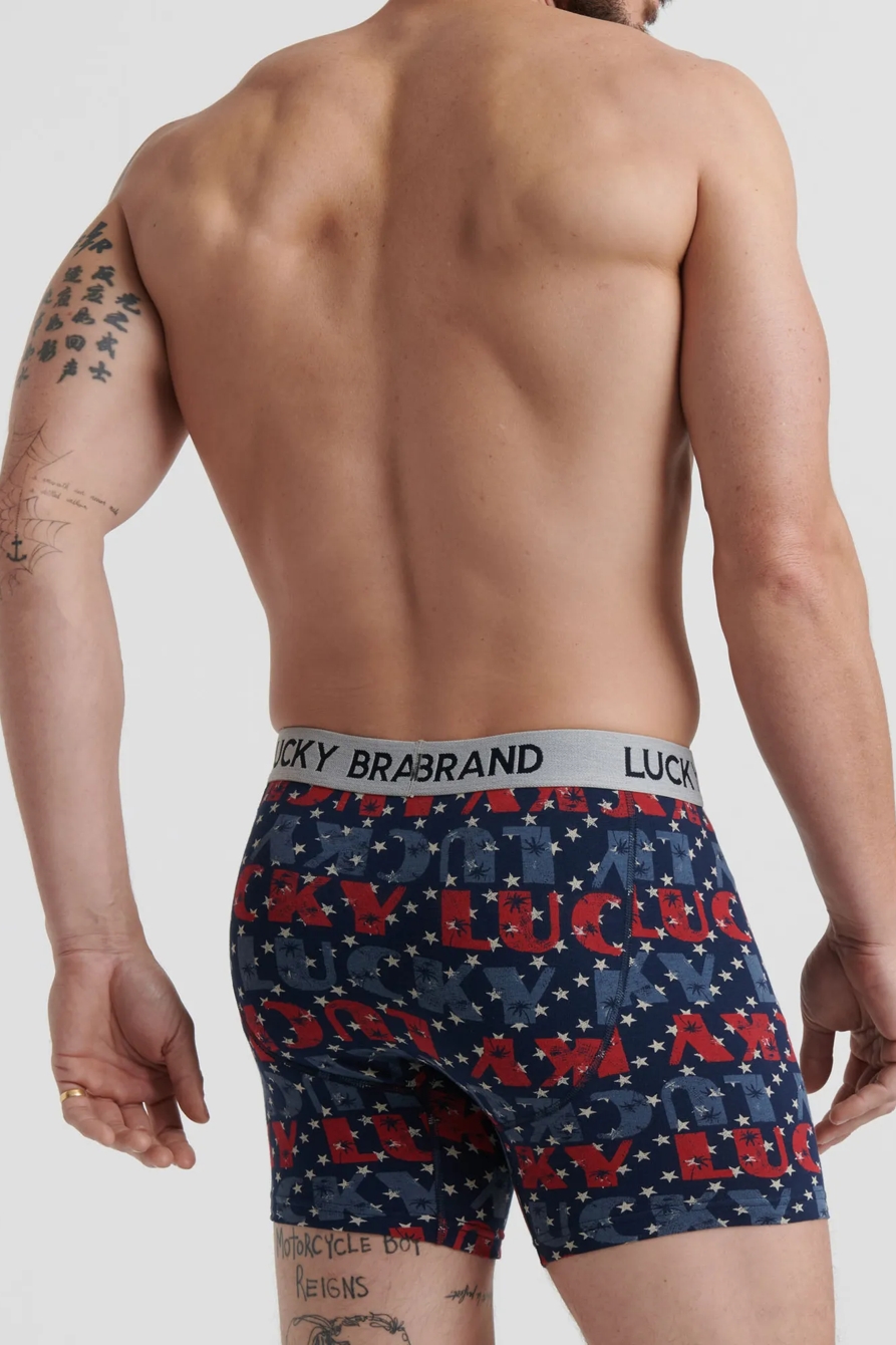 LUCKY BRANDED AMERICANA 3 PACK BOXERS, image 3