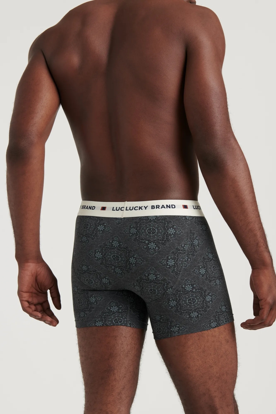 PAISLEY DIAMOND PRINT BOXER BRIEFS, image 3