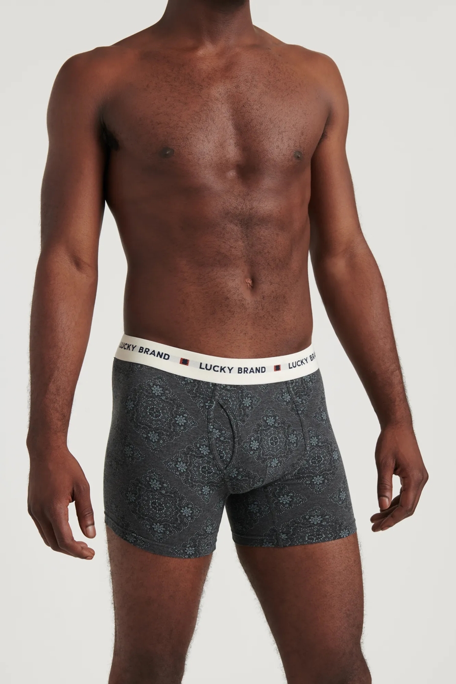 PAISLEY DIAMOND PRINT BOXER BRIEFS, image 2