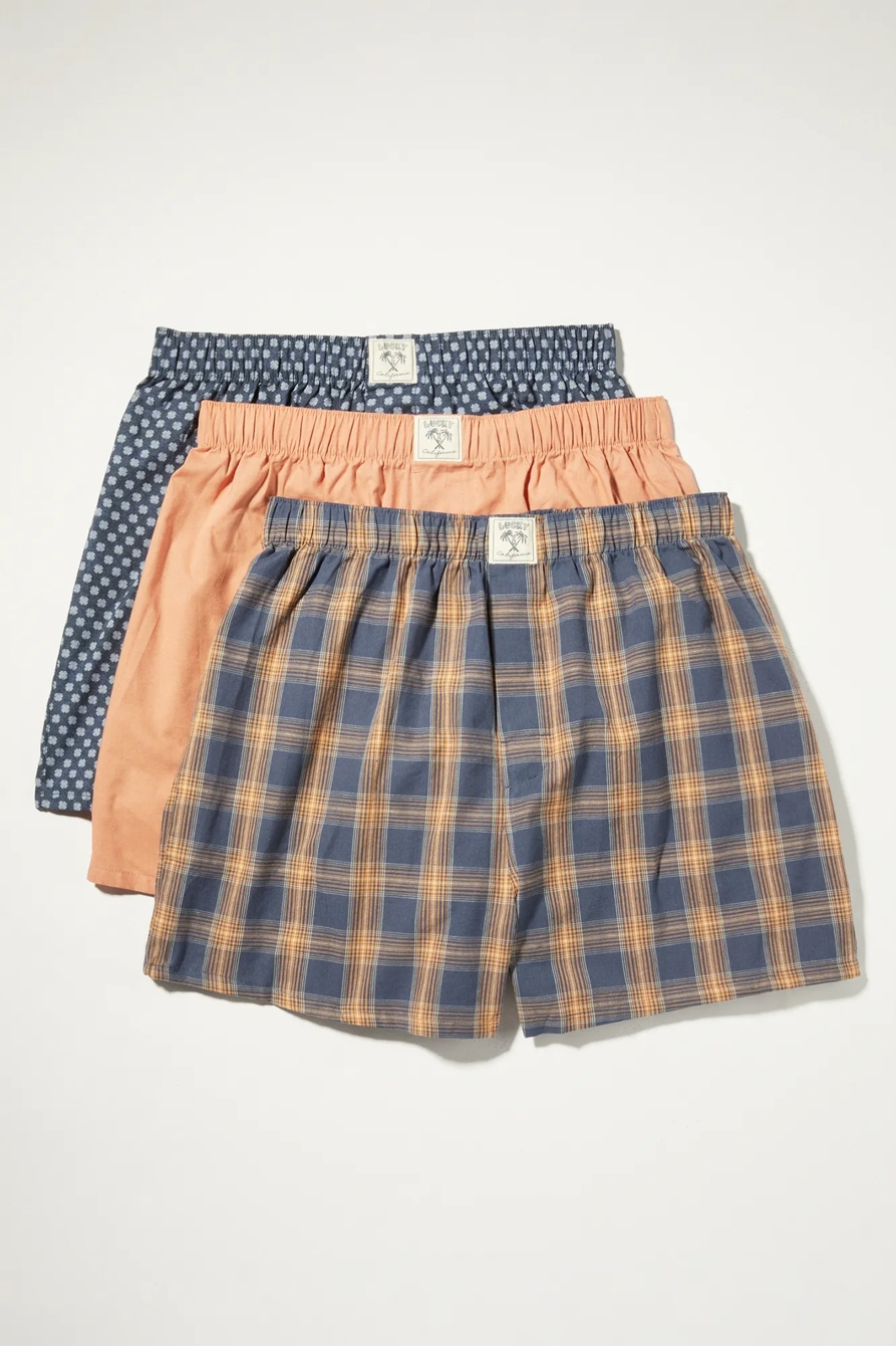 3 PACK WOVEN BOXER, image 1