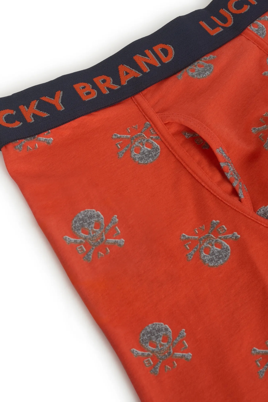 SKULL PRINT BOXER BRIEFS, image 2