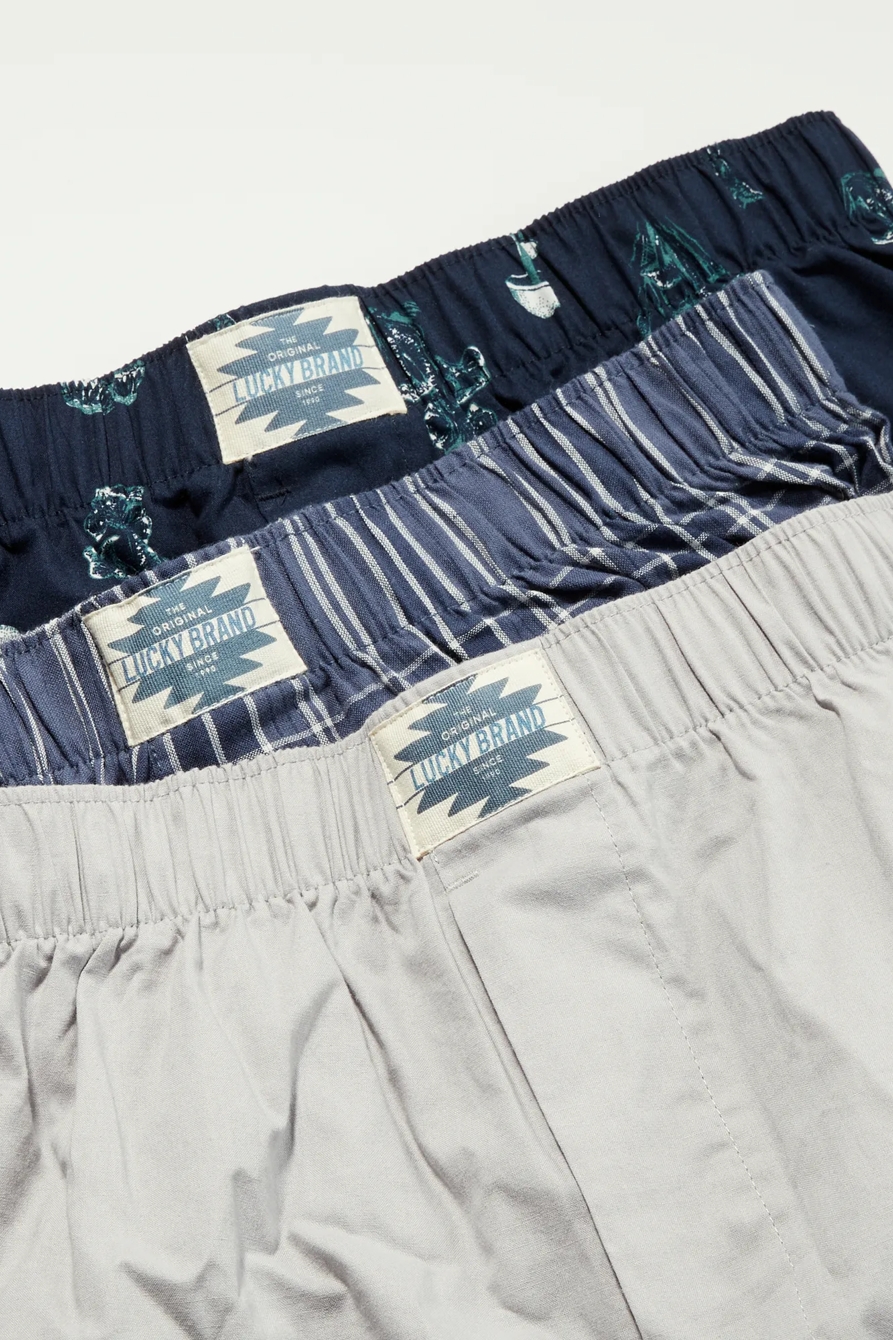 3 PACK WOVEN BOXERS, image 2
