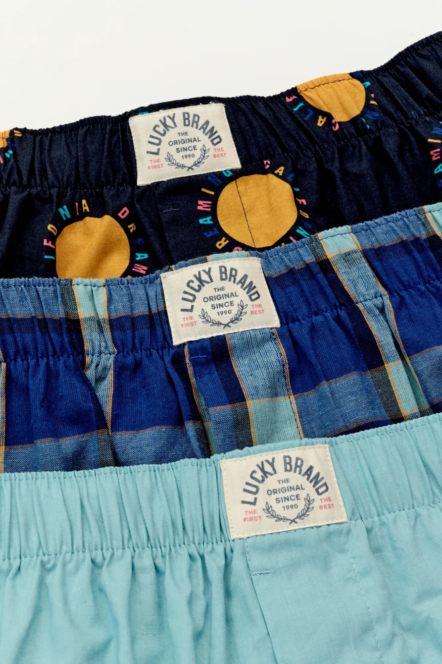 3 PACK WOVEN BOXERS, image 2