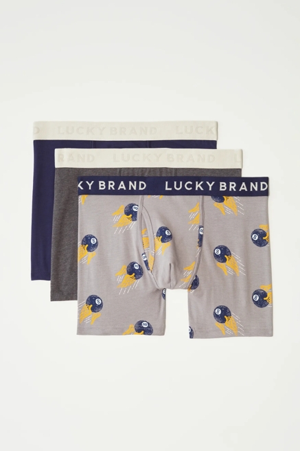 3 PACK STRETCH BOXER BRIEFS, image 1