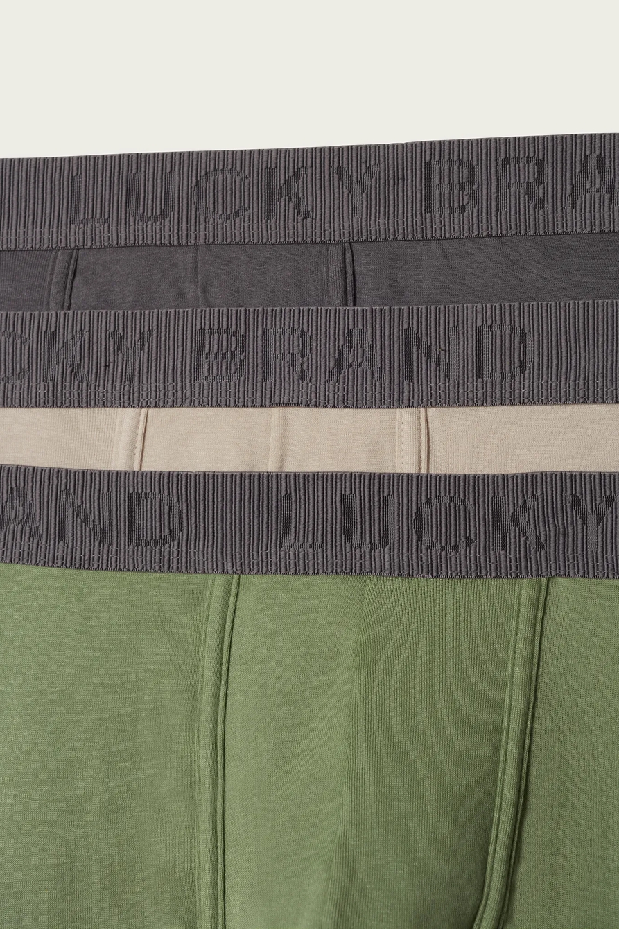 3 PACK COTTON VISCOSE BOXER BRIEFS, image 2