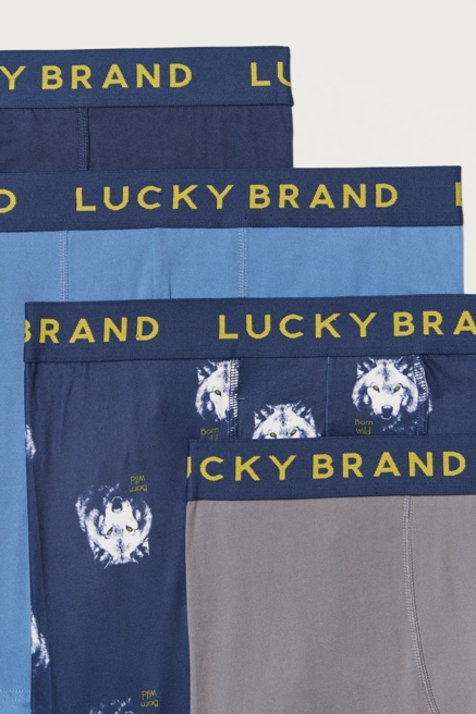 4 PACK ESSENTIAL SOFT BOXER BRIEFS, image 2