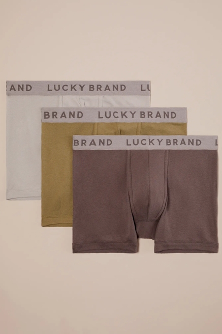 3 PACK COTTON VISCOSE BOXER BRIEFS, image 1