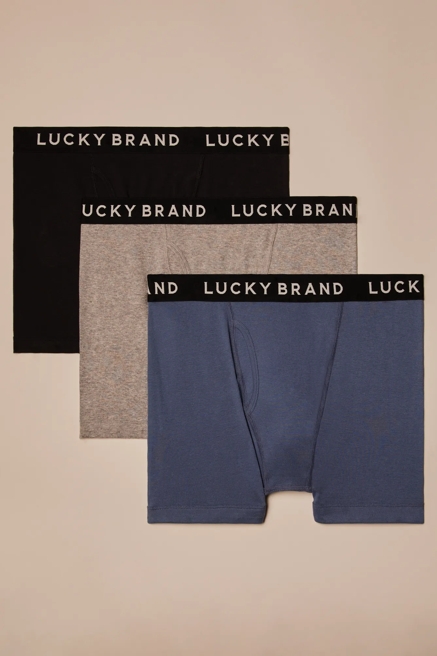 3 PACK COTTON BOXER BRIEFS, image 1