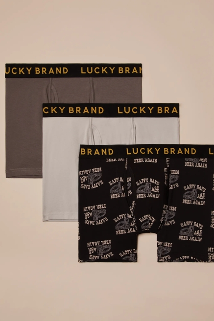 3 PACK STRETCH BOXER BRIEFS, image 1