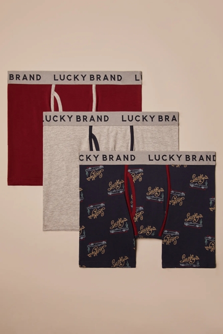 3 PACK STRETCH BOXER BRIEFS, image 1