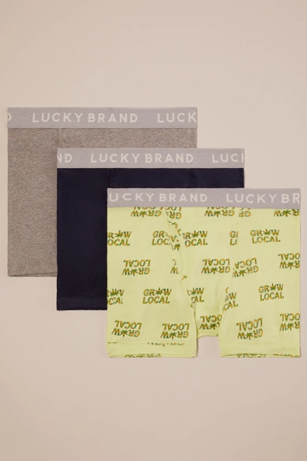 3 PACK COTTON BOXER BRIEFS, image 1