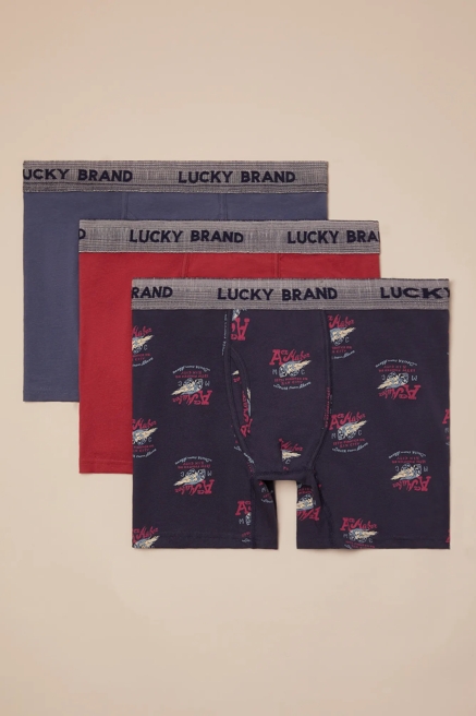 3 PACK STRETCH BOXER BRIEFS, image 1