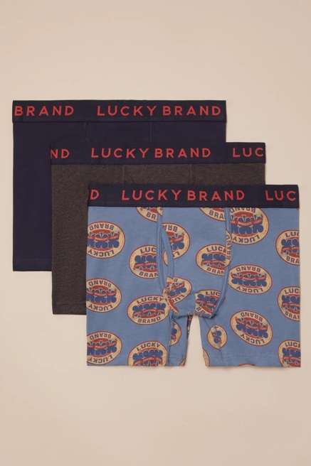 3 PACK STRETCH BOXER BRIEFS, image 1