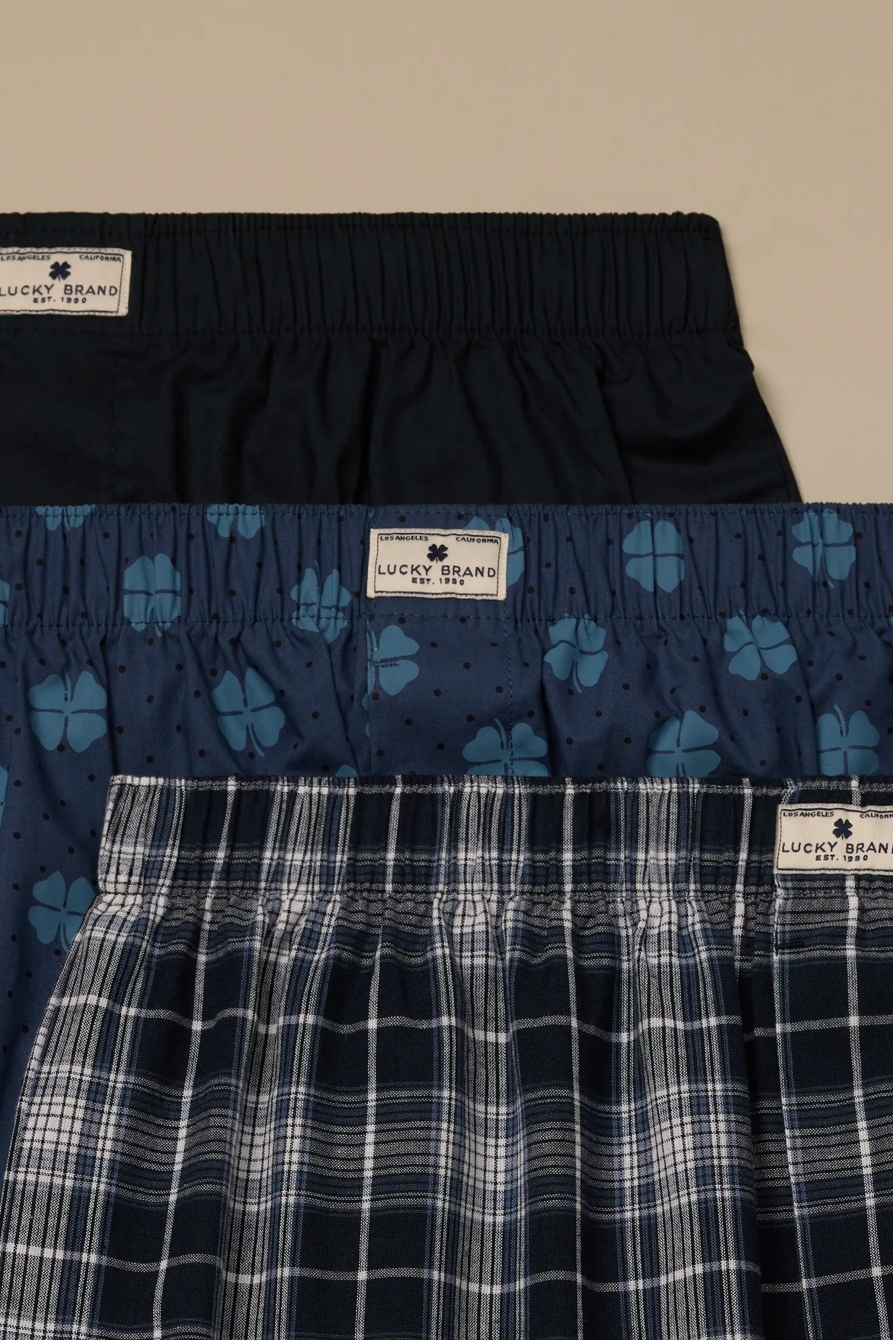 3 PACK WOVEN BOXERS, image 2