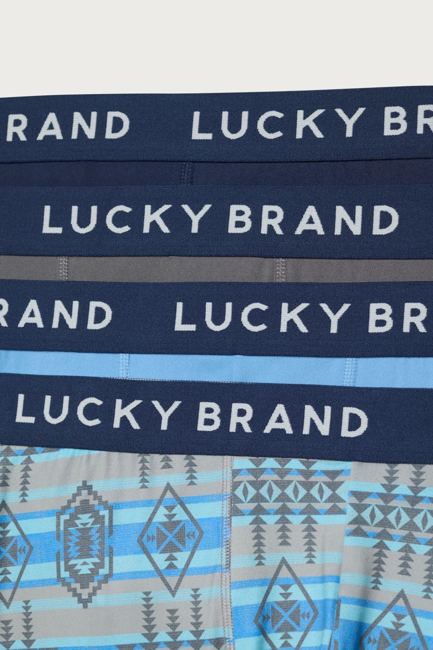 4 PACK ESSENTIAL SOFT BOXER BRIEFS