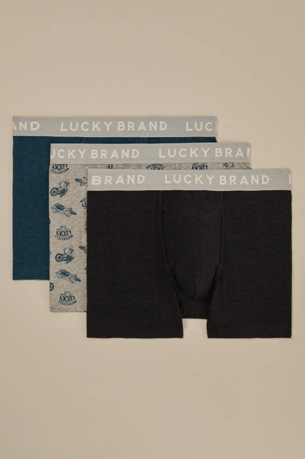 3 PACK STRETCH BOXER BRIEFS, image 1