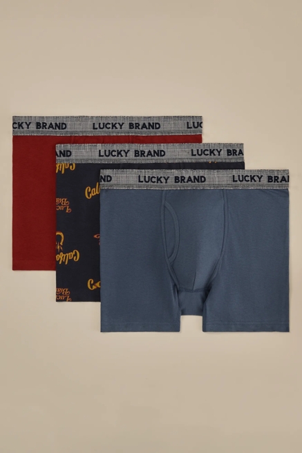 3 PACK STRETCH BOXER BRIEFS, image 1