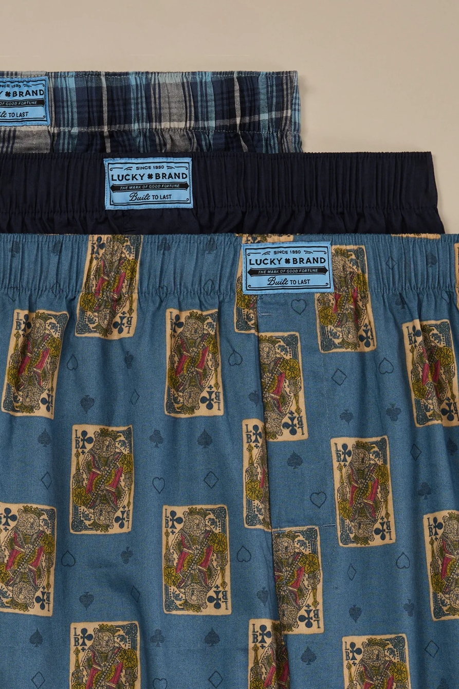 3 PACK WOVEN BOXERS, image 2