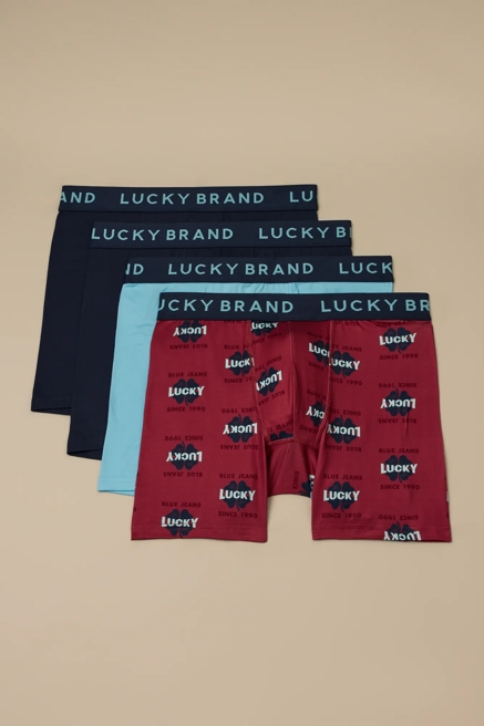 4 PACK ESSENTIAL SOFT BOXER BRIEFS, image 1