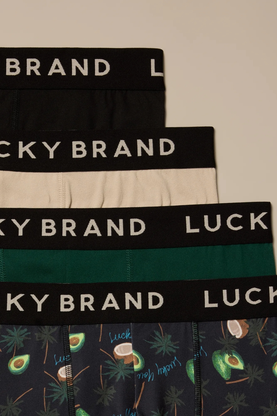 4 PACK ESSENTIAL SOFT BOXER BRIEFS, image 2