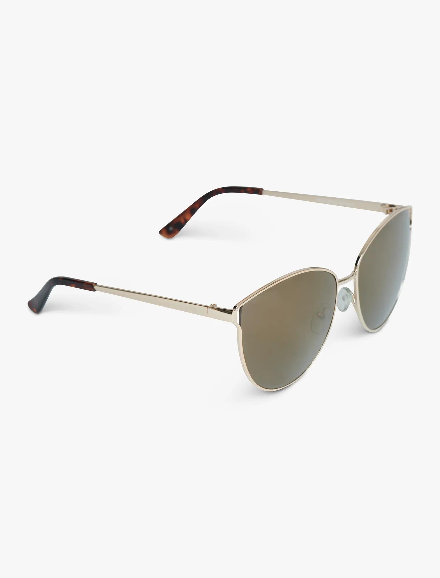 HEXIE GOLD CAT EYE SUNGLASSES, image 2
