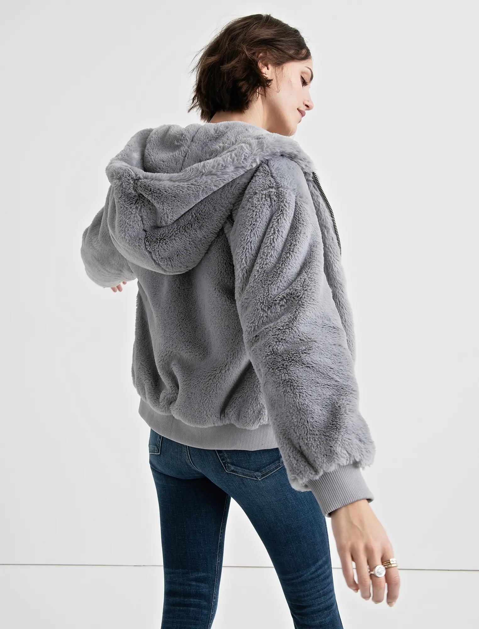 FAUX FUR JACKET, image 3