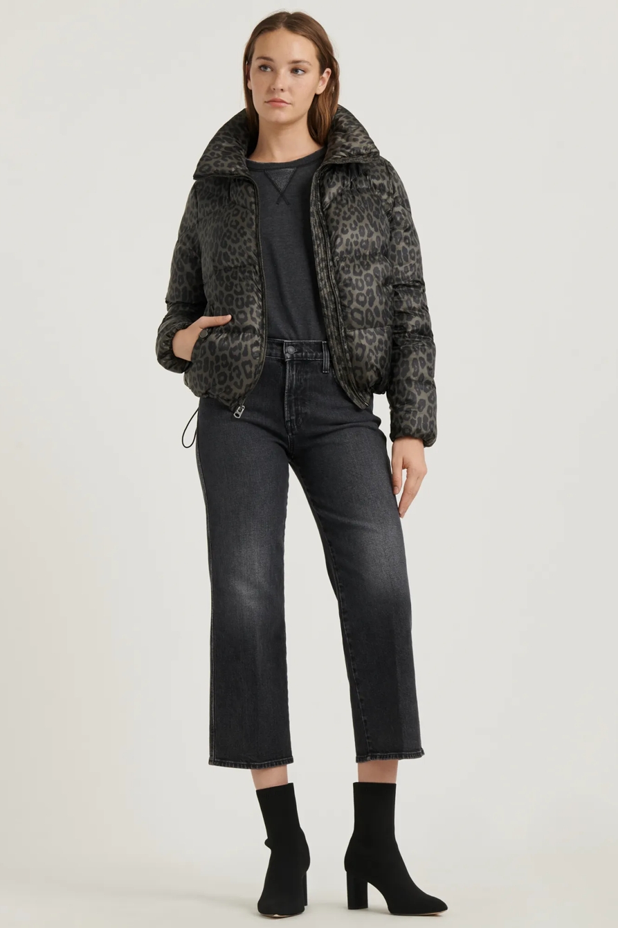 LEOPARD PRINTED PUFFER, image 2