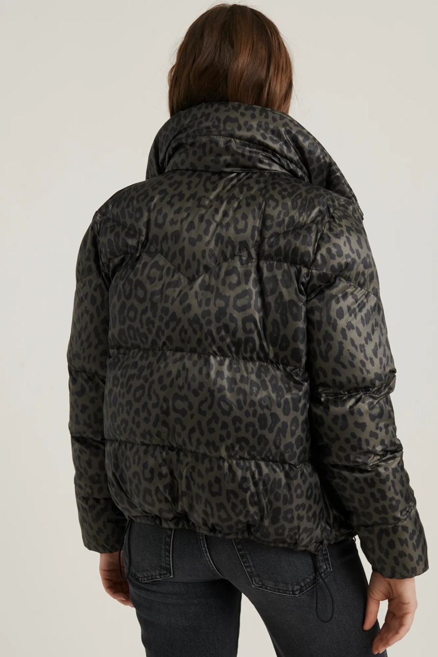 LEOPARD PRINTED PUFFER, image 4