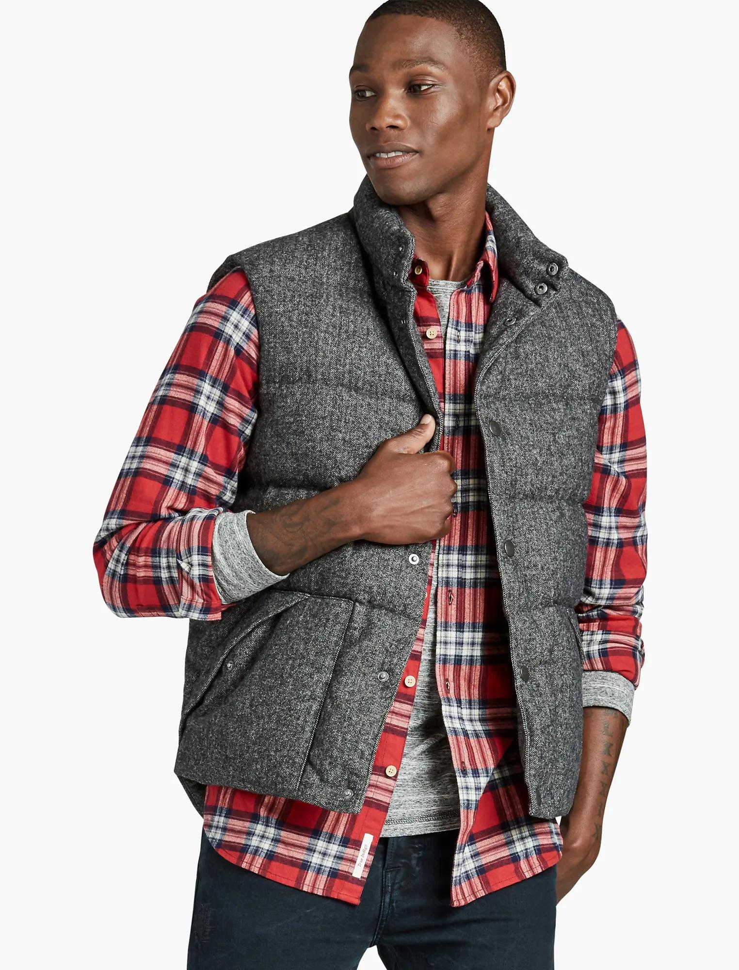 HERRINGBONE SYCAMORE VEST, image 1