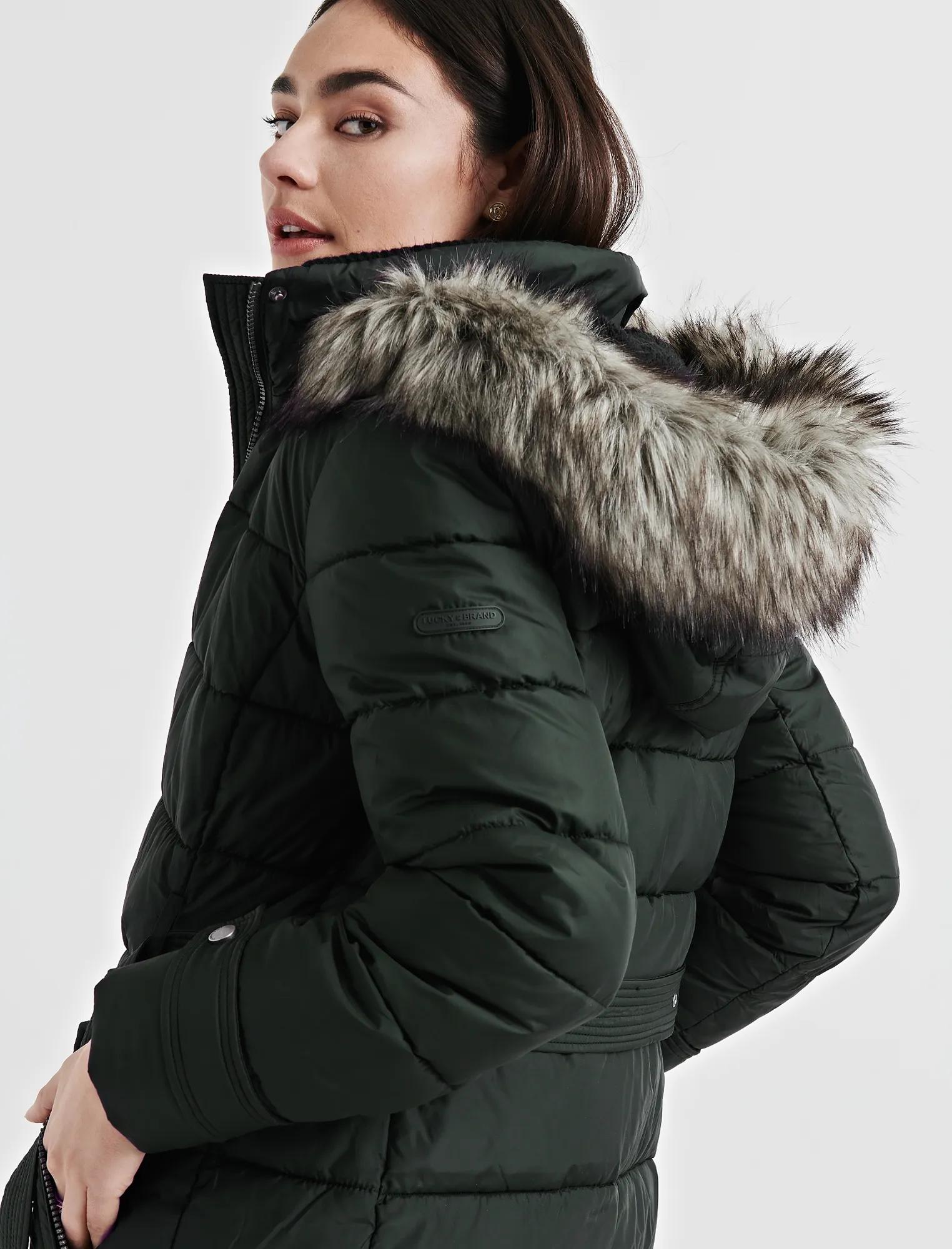 LONG PUFFER COAT, image 3