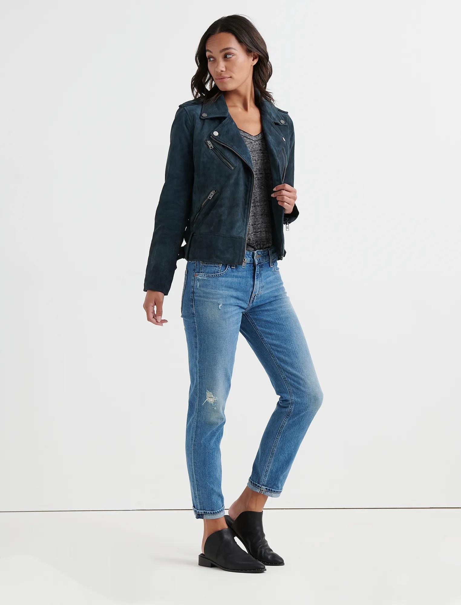 SUEDE MOTO JACKET, image 2