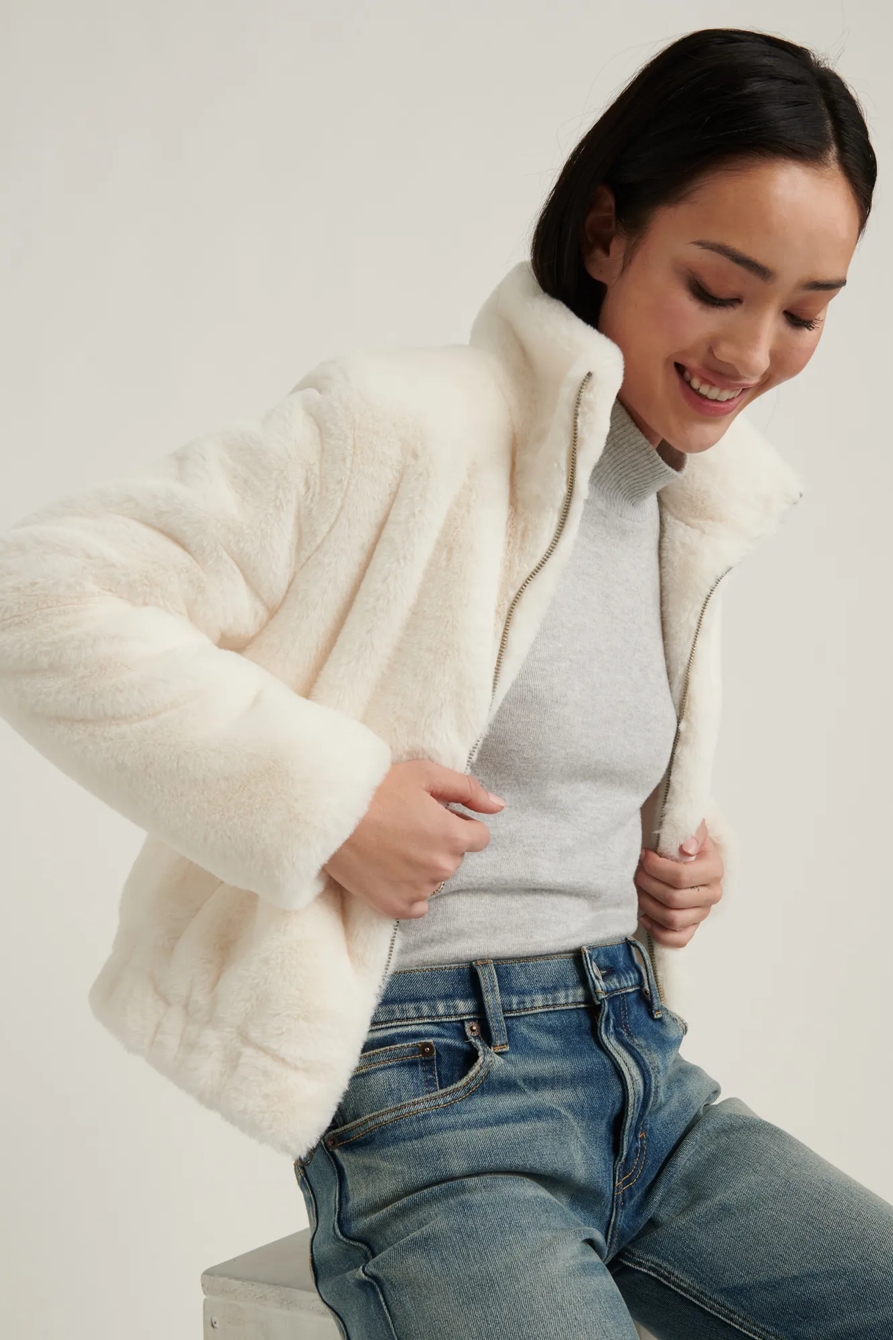 FAUX FUR JACKET, image 6