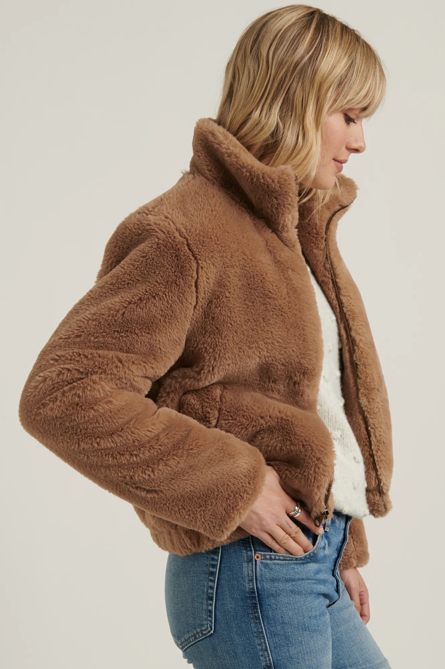 FAUX FUR JACKET, image 3