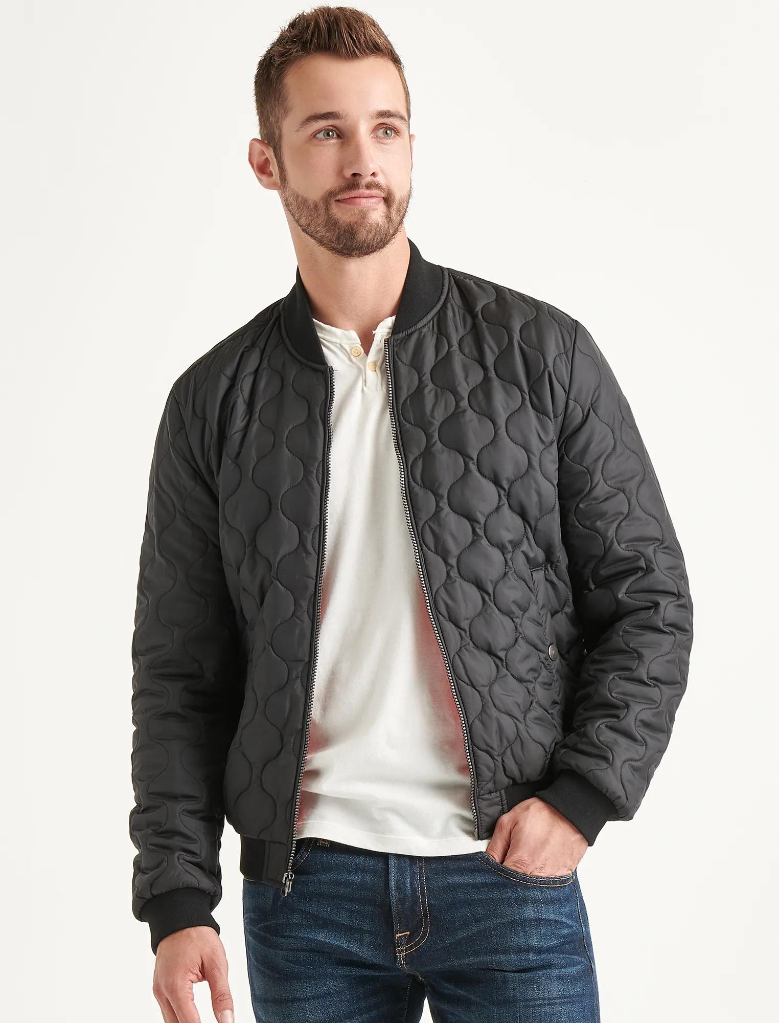 QUILTED BOMBER JACKET, image 1
