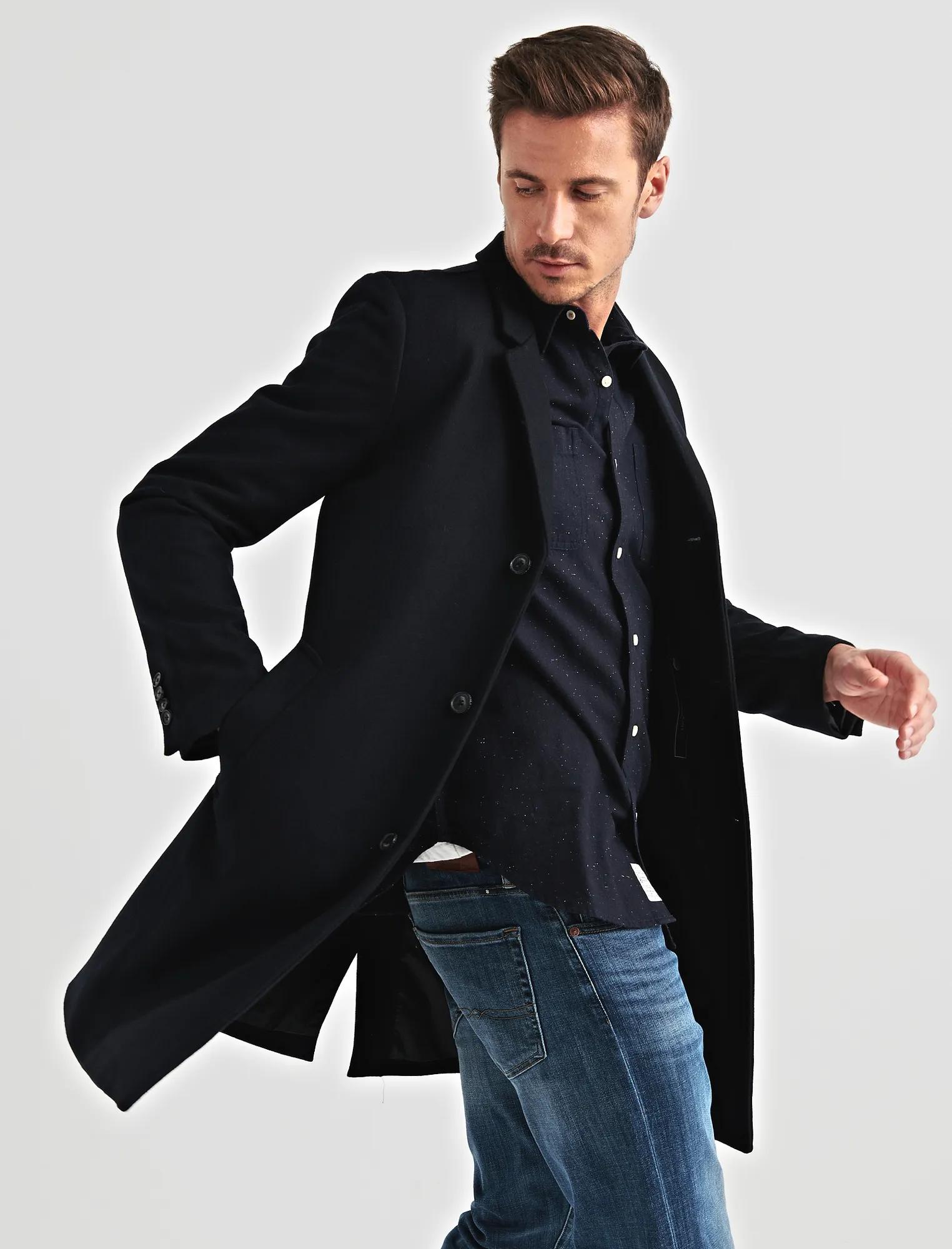 Wool Blend Car Coat, image 2