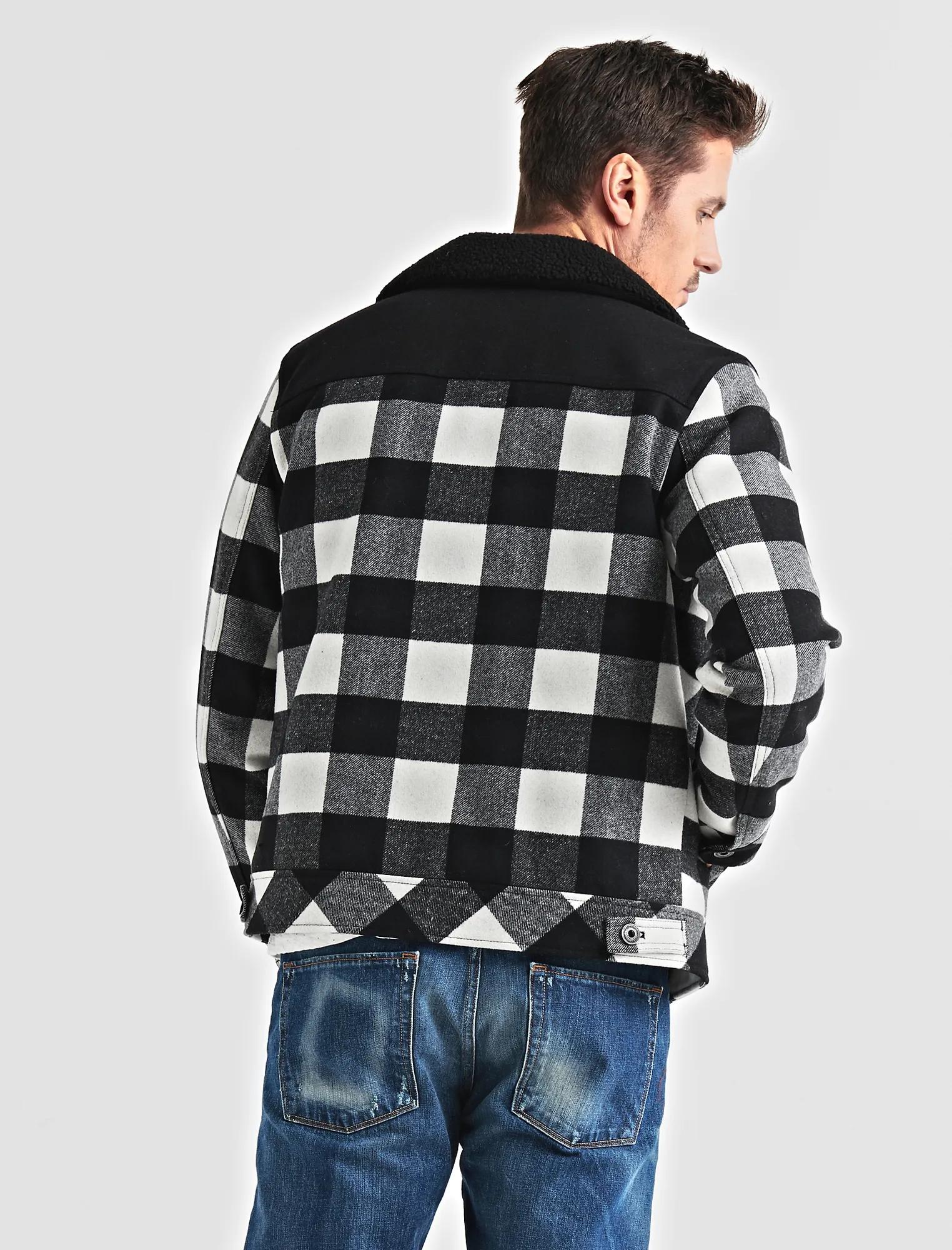 PLAID SHERPA TRUCKER JACKET, image 3