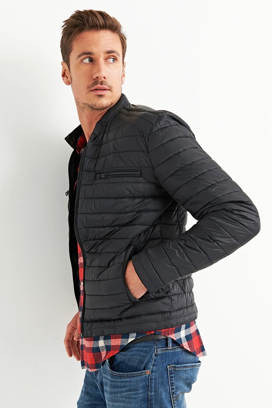 QUILTED RACER JACKET, image 2