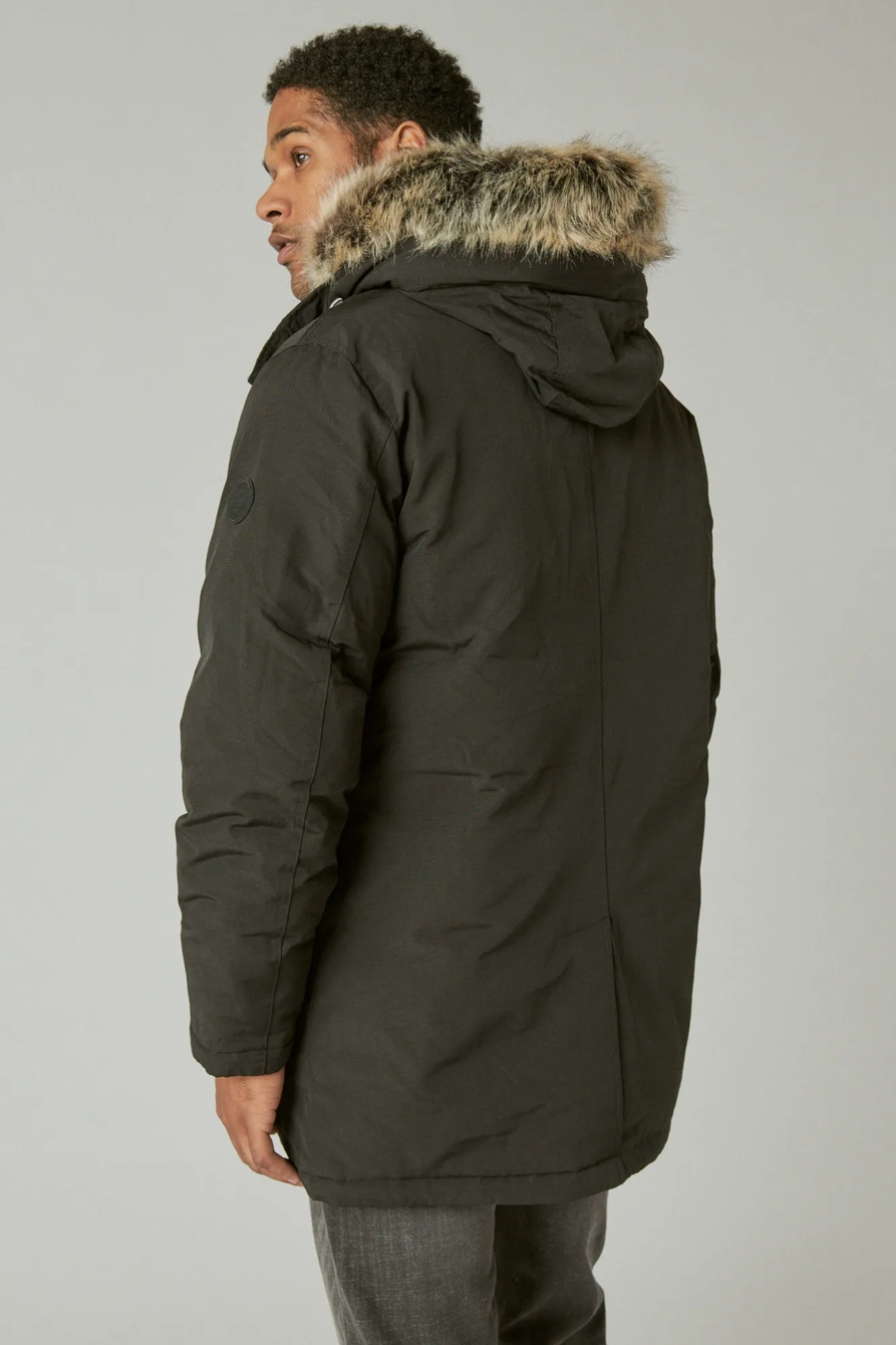 PARKA FAUX FUR TRIM JACKET, image 4
