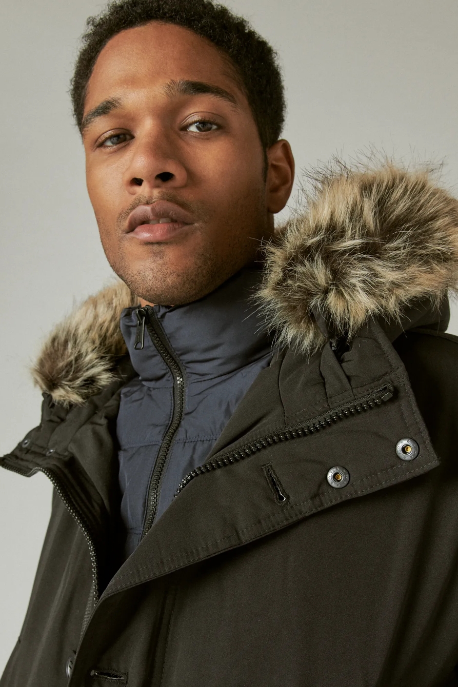 PARKA FAUX FUR TRIM JACKET, image 5