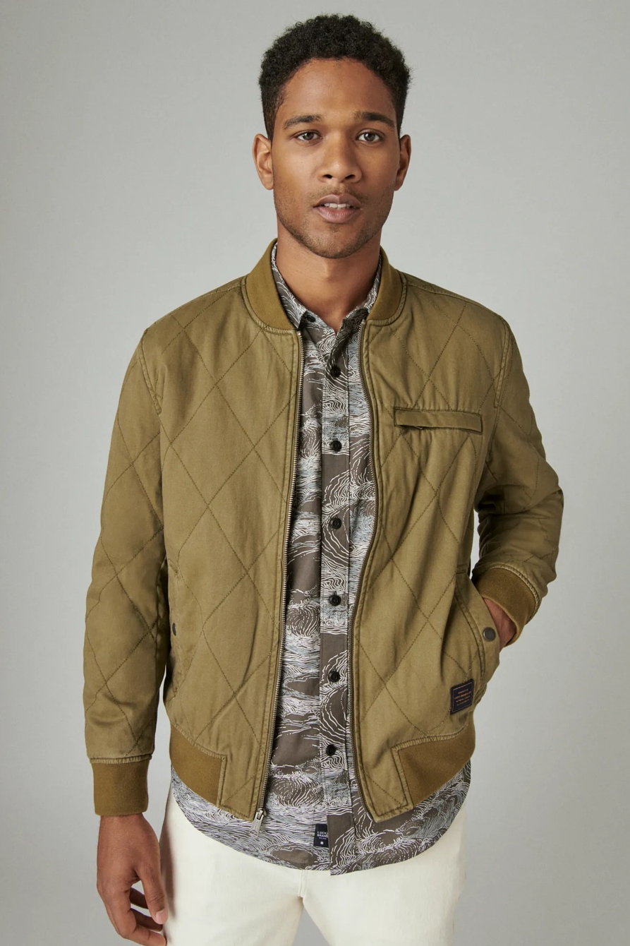 QUILTED BOMBER JACKET, image 2