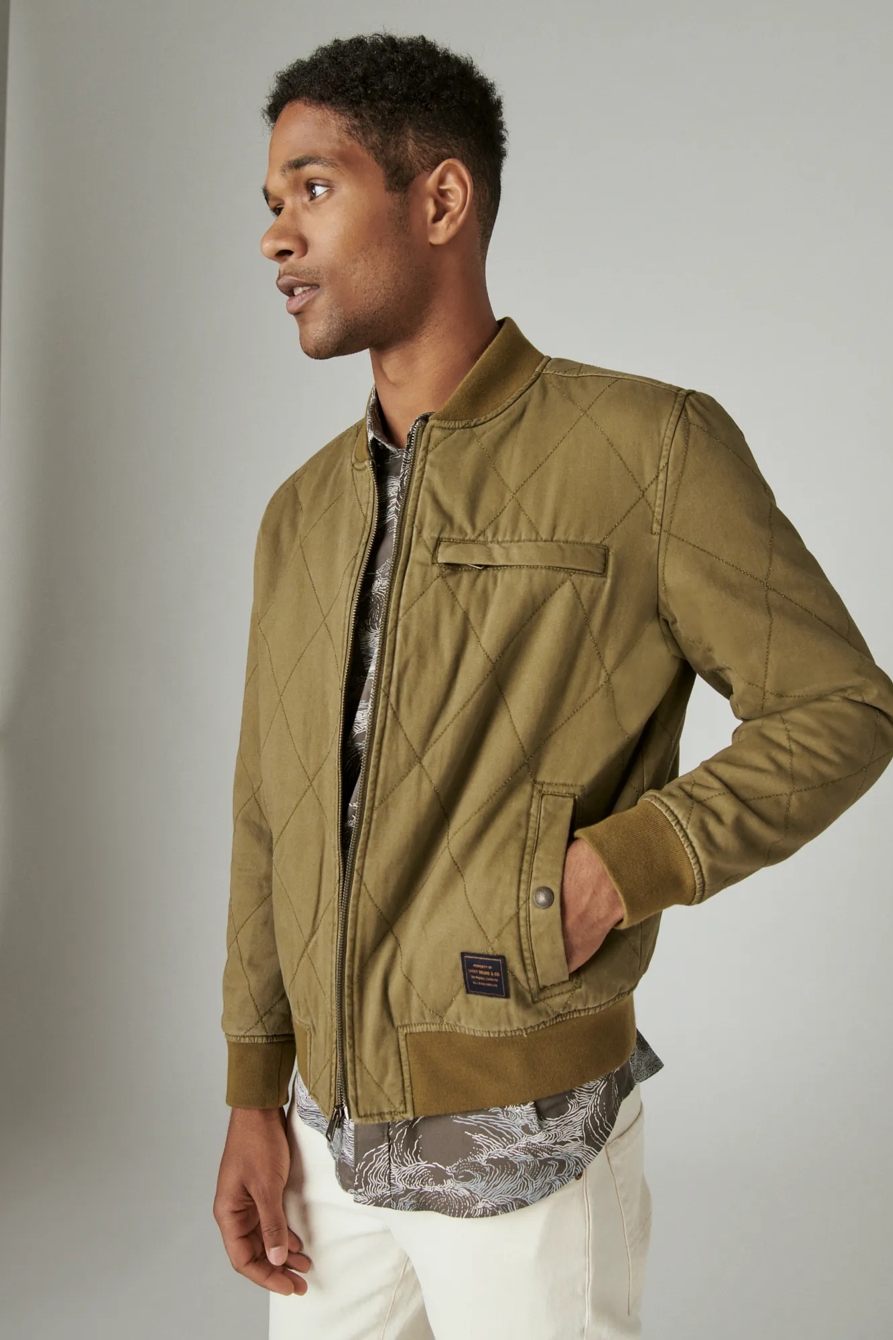 QUILTED BOMBER JACKET, image 3