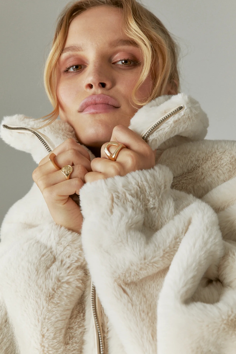 Cozy Faux Fur Jacket | Lucky Brand Cozy Faux Fur Jacket | Lucky Brand