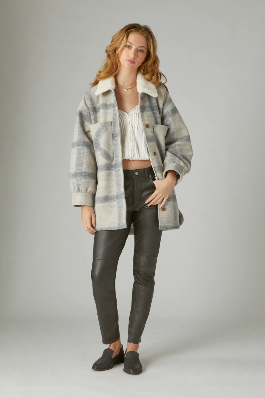 OVERSIZED PLAID SHIRT JACKET, image 2