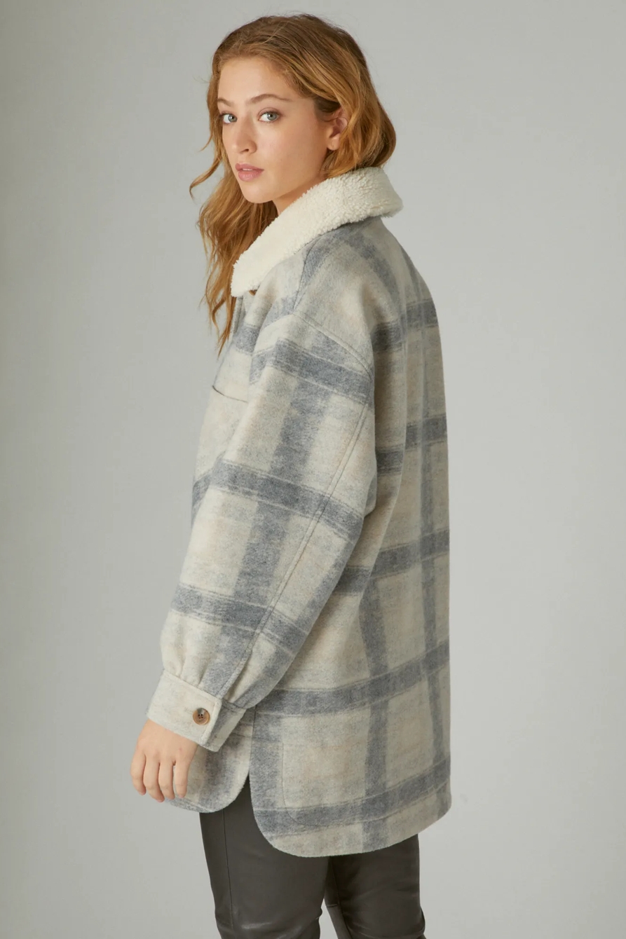 OVERSIZED PLAID SHIRT JACKET, image 3