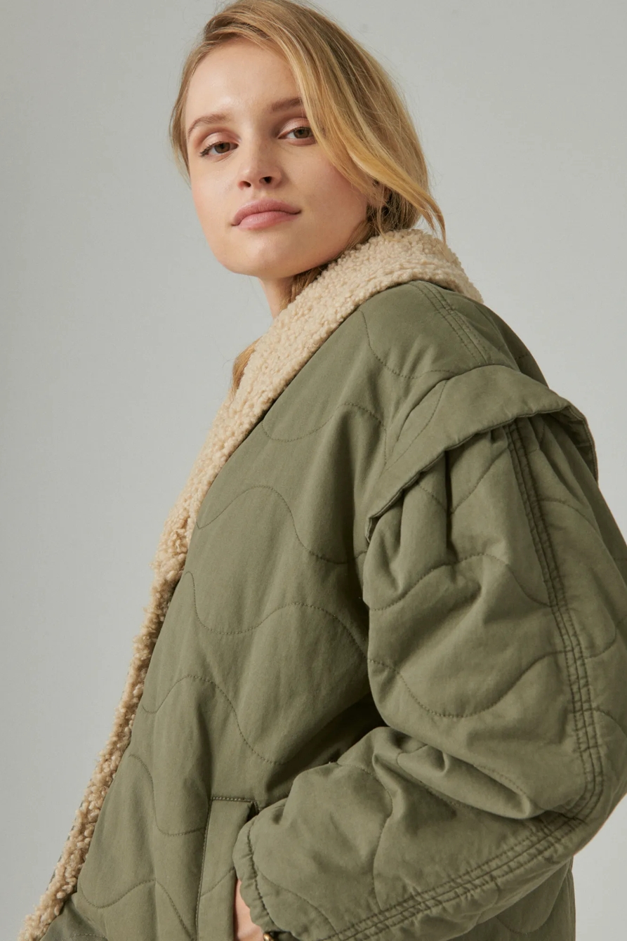 Quilted Bomber Jacket, image 3