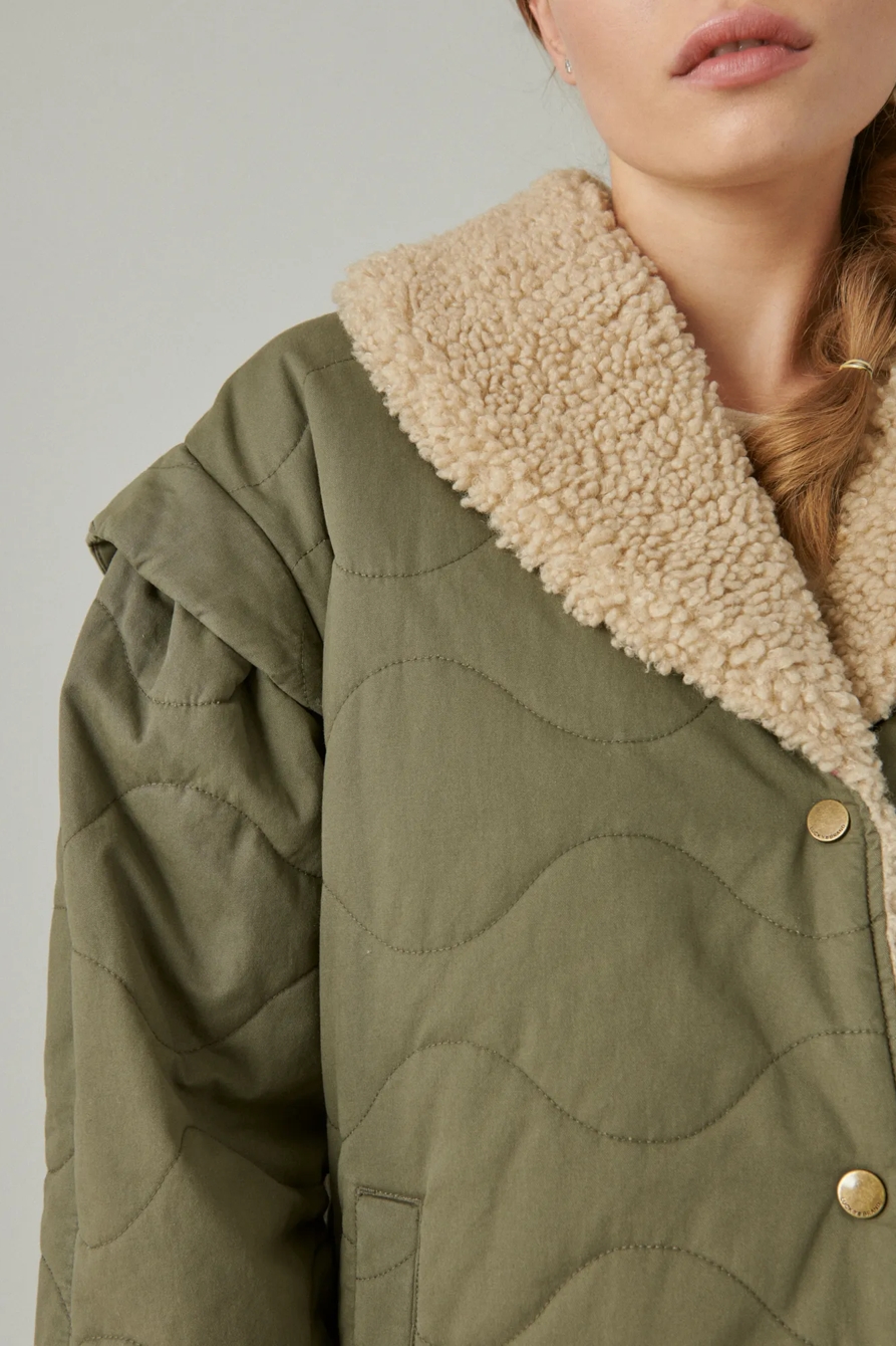 Quilted Bomber Jacket, image 4