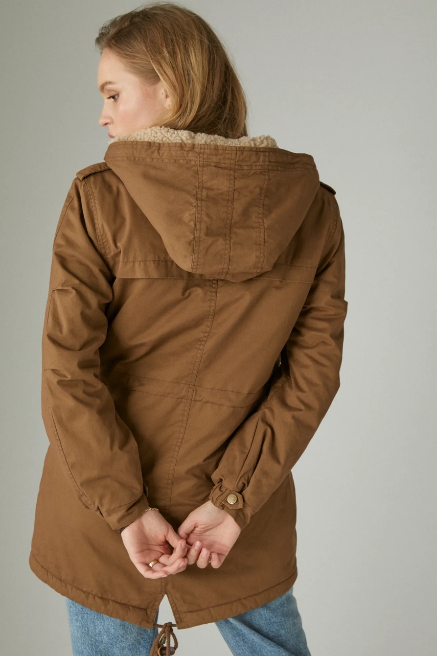 Utility Faux Shearling Jacket, image 3