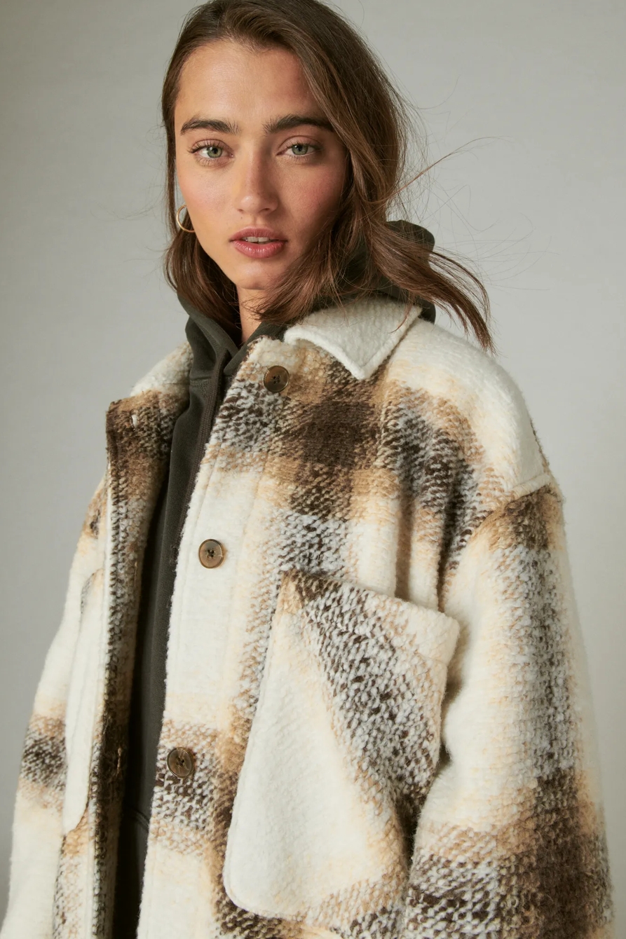 OVERSIZED PLAID SHIRT JACKET, image 2